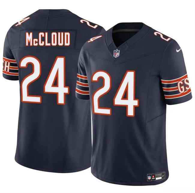 Men's Chicago Bears #24 Nick McCloud Navy 2025 F.U.S.E. Vapor Untouchable Limited Stitched Football Jersey